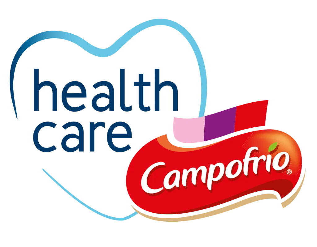 Logo de campofrio. Patricia Sanz de campofrío health care el el podcast de nos hacemos mayores, nos habla sobre la disfagia