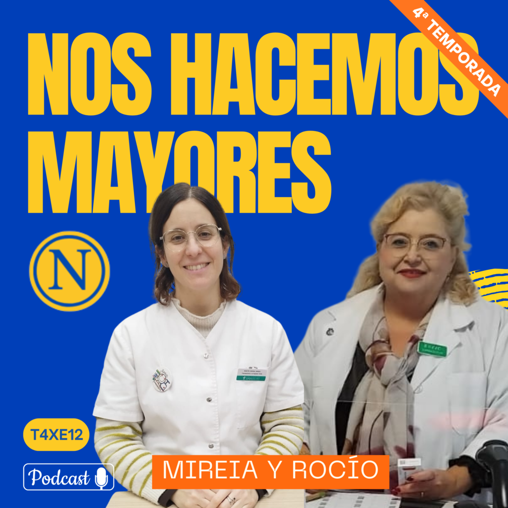 Relacion entre las Farmacia urbana y rural con las personas mayores en el podcast de nos hacemos mayores